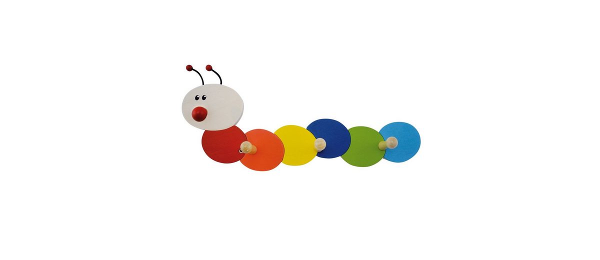Garderobe Für Kinder Mit 3 Haken – Motiv Prinzessin & Meerjungfrau, Bunt, Ca. 29x10 Cm