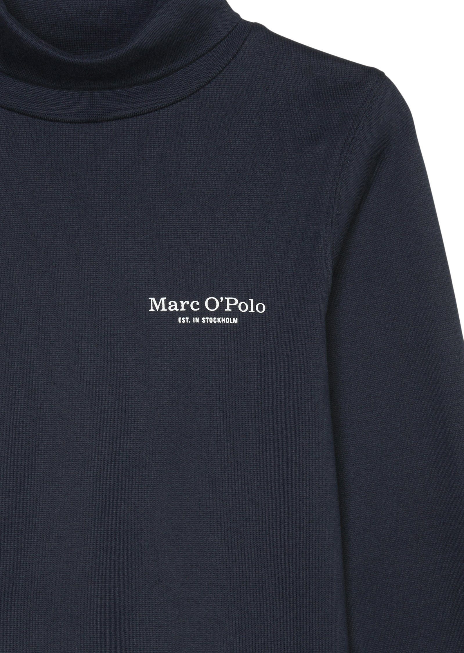 Marc O'Polo Langarmshirt Fit im blau schmalen