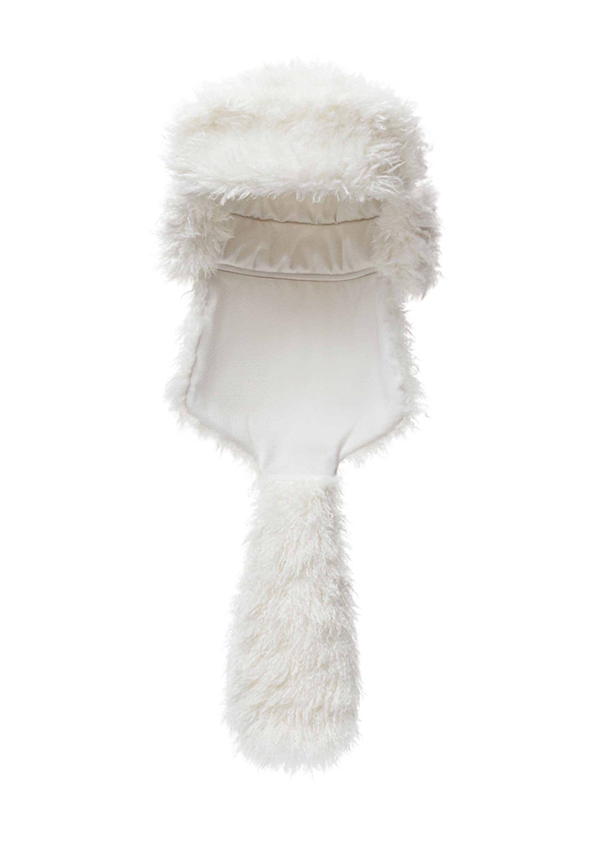 Monosuit Fleecemütze Wig Wag Ushanka WHITE | Fleecemützen