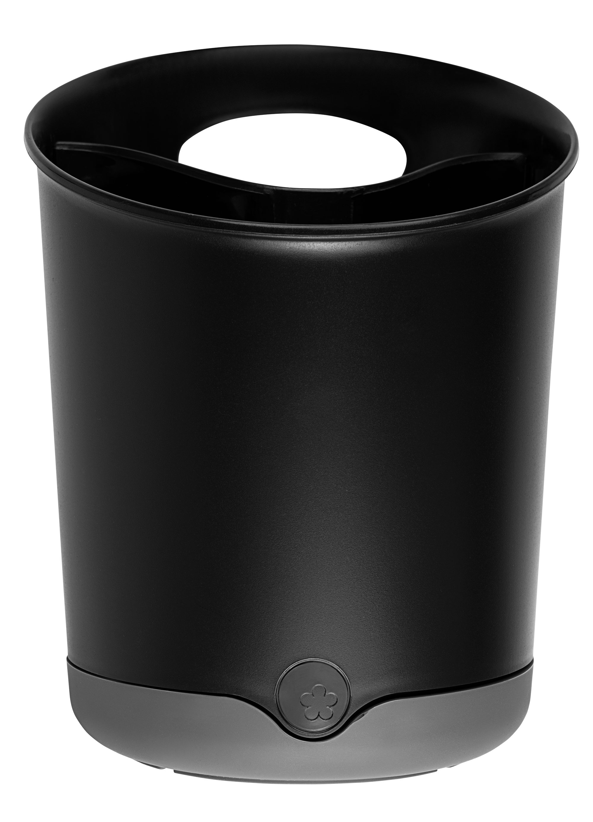 Kochblume Besteckhalter Utensilienbehälter Schwarz günstig online kaufen