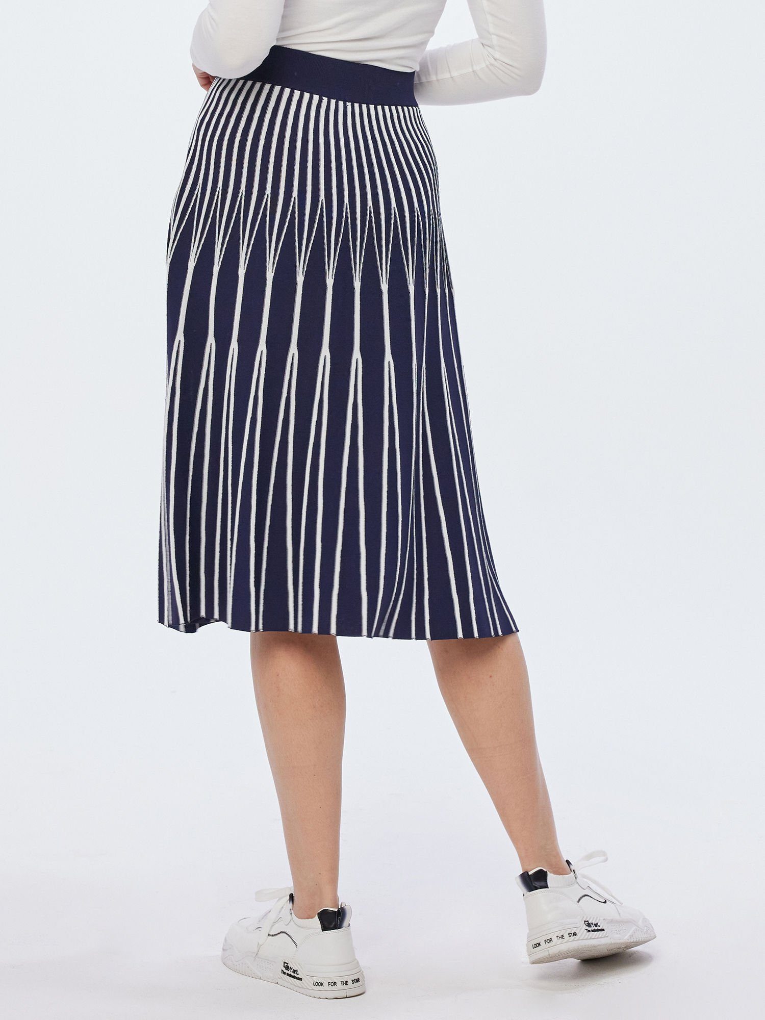 Georg Stiels Strickrock Plissee Strickrock günstig online kaufen