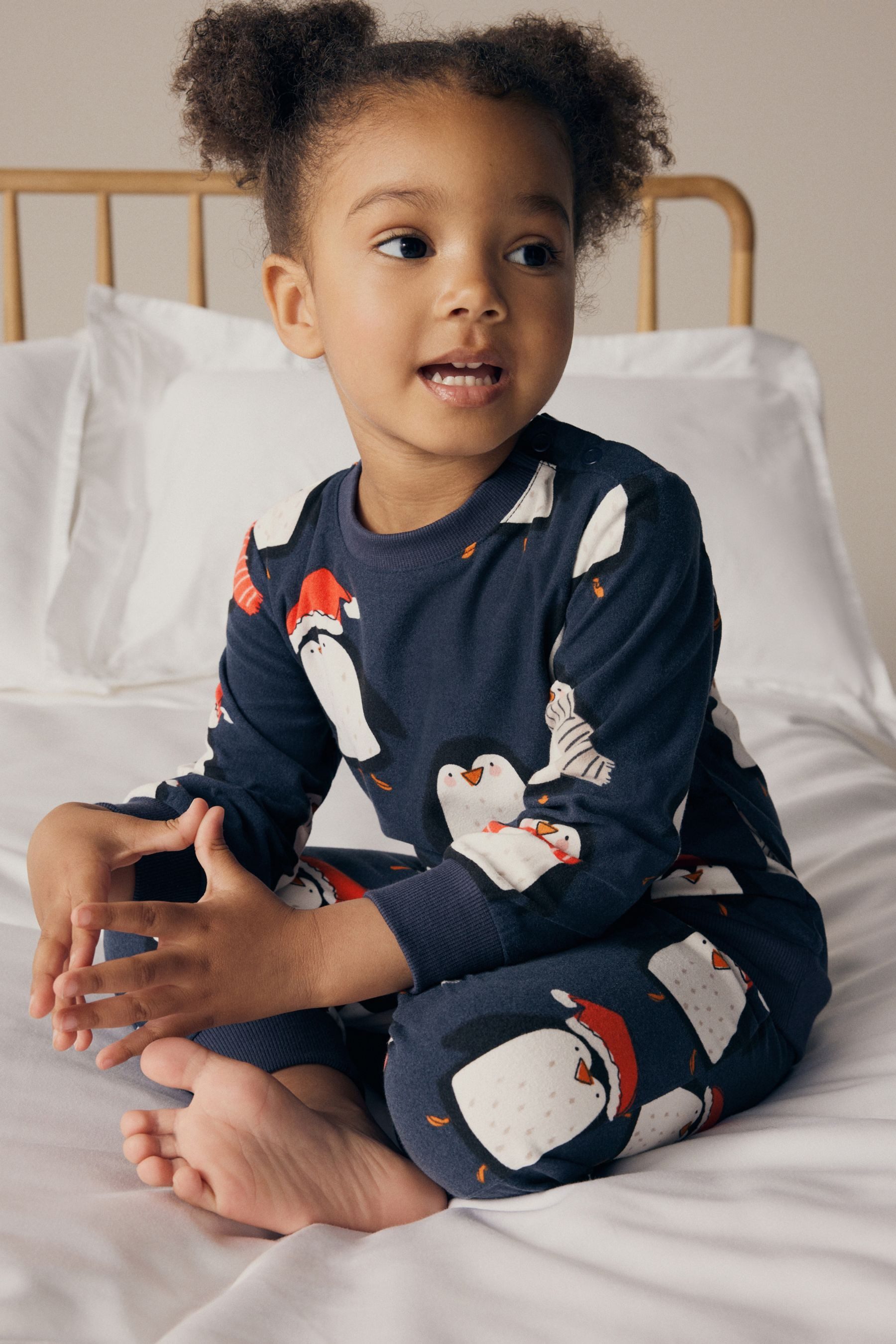 Next Pyjama Familienkollektion Kinder-Schlafanzug, Pinguin (2 tlg)