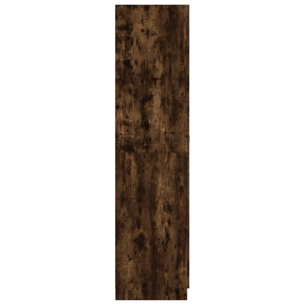 Holzwerkstoff cm Räuchereiche Kleiderschrank (1-St) 90x52x200 furnicato