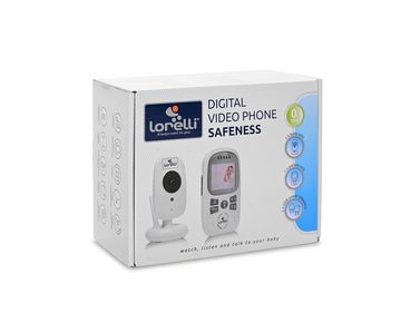 Lorelli Babyphone Babyphone Safeness, Nachtsicht, 2,4 " LCD-Farbdisplay, Temperaturanzeige