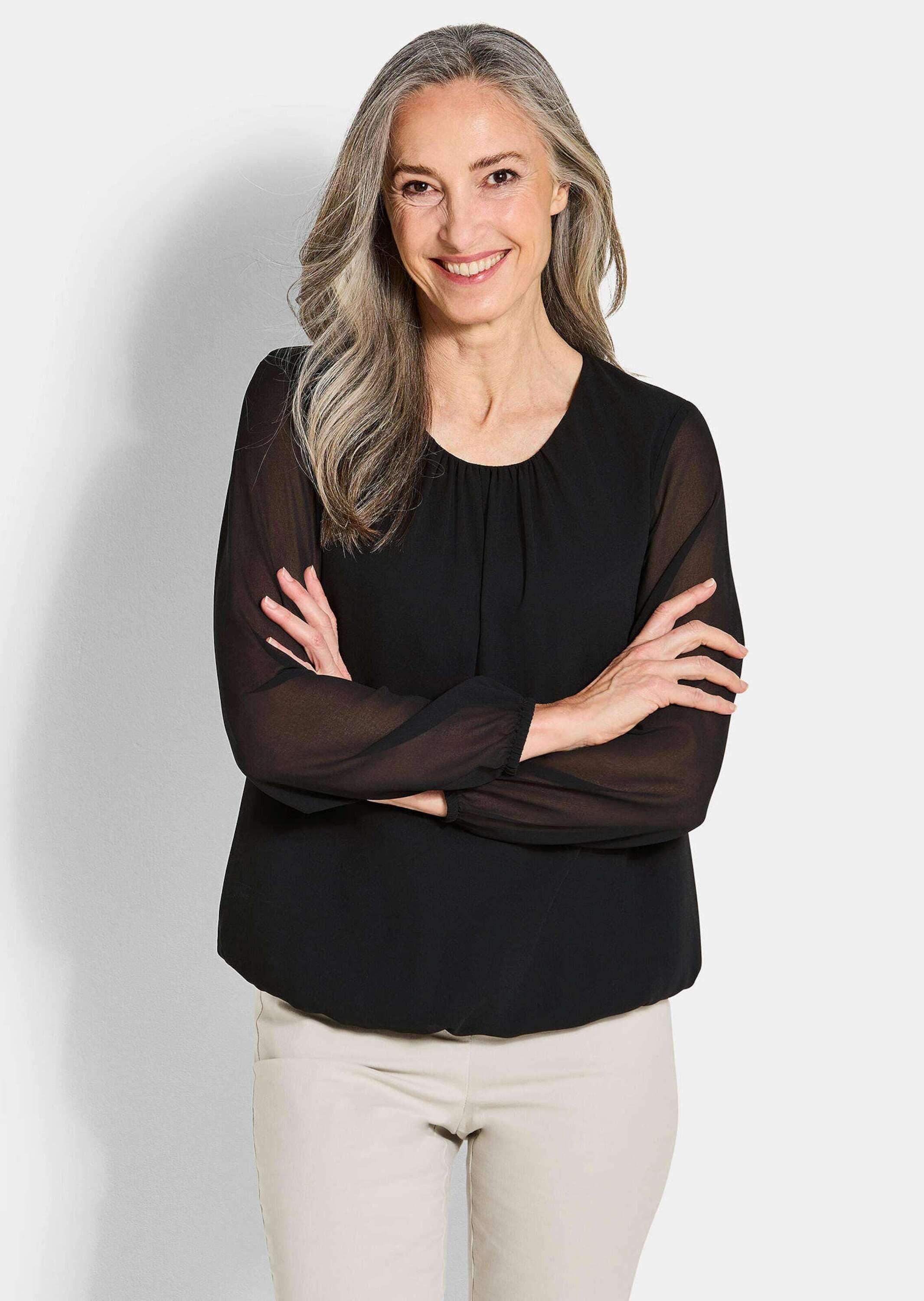 GOLDNER Klassische Bluse Elegante Bluse aus günstig online kaufen