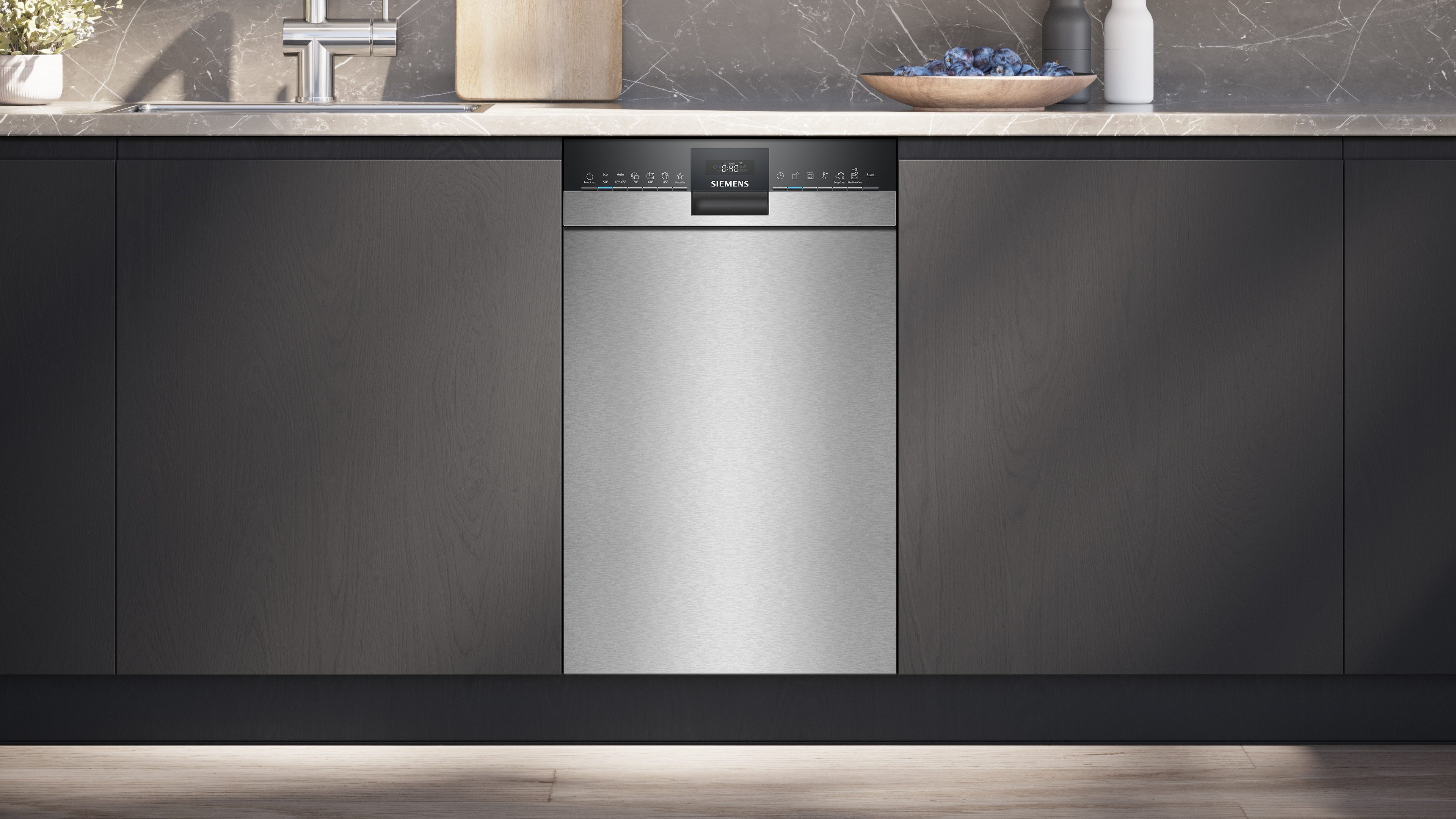SIEMENS Unterbaugeschirrspüler iQ300 SR43ES25ME, 10 Maßgedecke