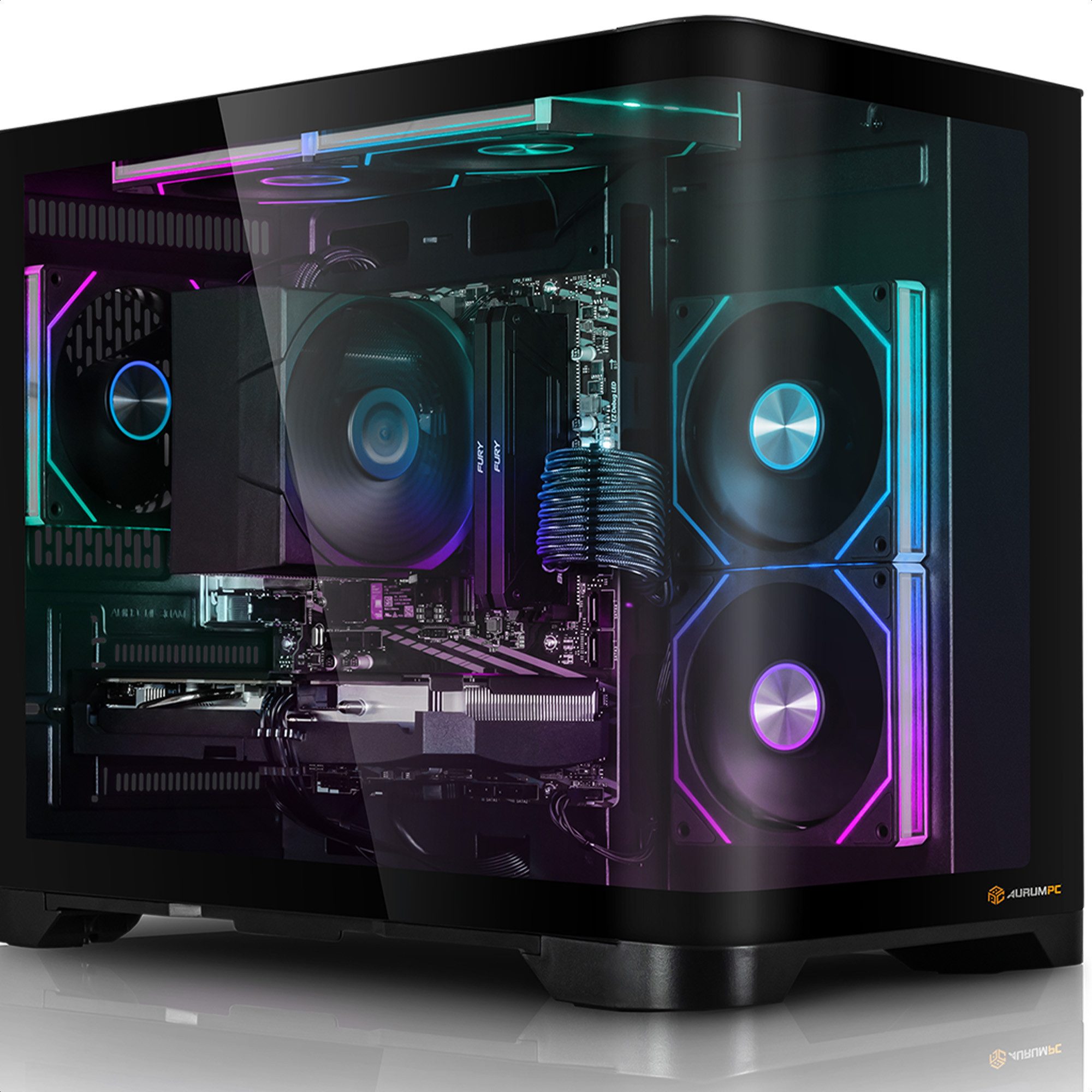 AurumPC R7 5700X mit RTX5060Ti 16GB und 32GB DDR4 RAM Gaming-PC (AMD Ryzen 7 5700X, GeForce RTX 5060Ti, 32 GB RAM, 1000 GB SSD, Luftkühlung, OHNE Betriebssystem)