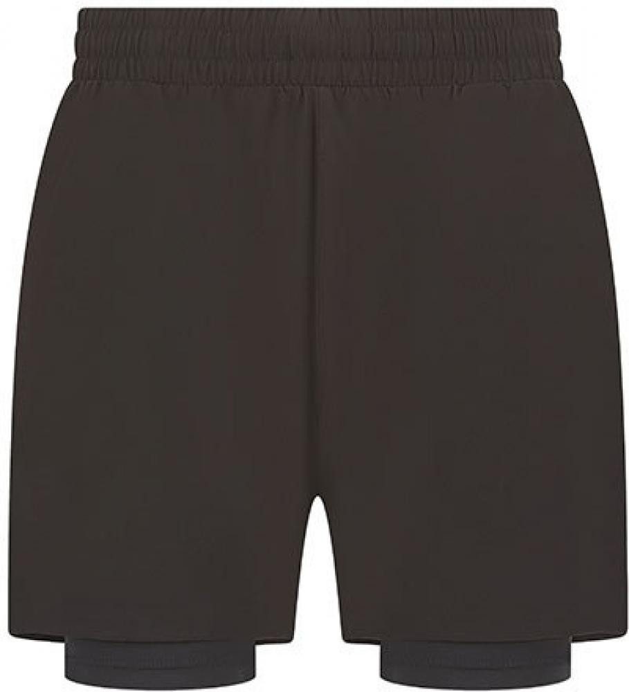 Tombo Trainingshose Men's Double Layer Sports Short kurze Hose
