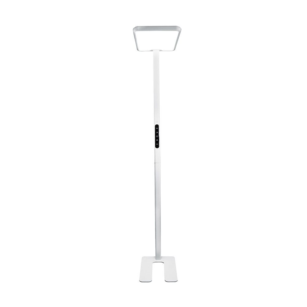 HOME DELUXE LED Stehlampe VEKOR, LED fest integriert, Tageslichtweiß, Neutralweiß, blendfrei, flimmerfrei und augenschonend, Bürolampe, LED Lampe