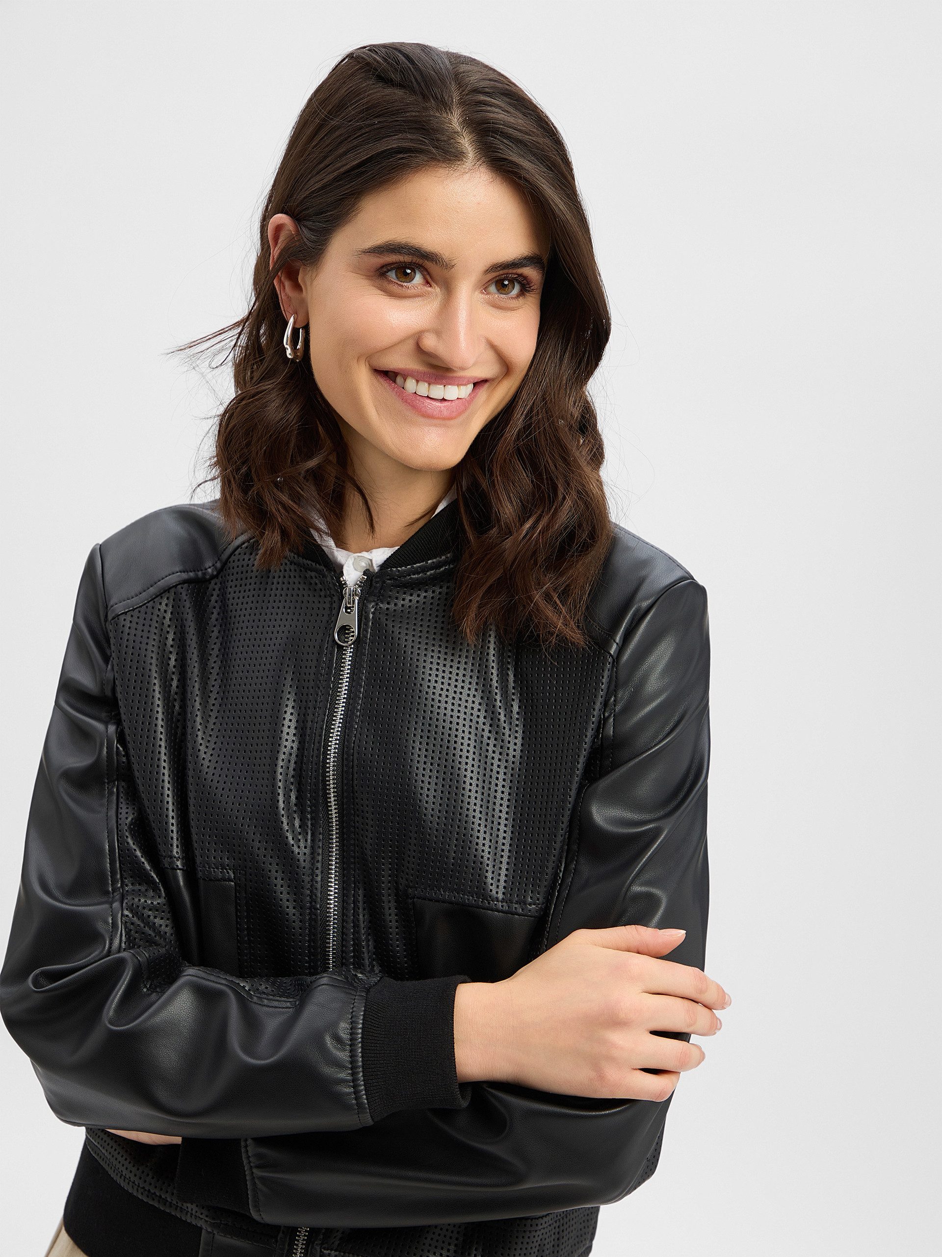 Amber & June Lederjacke