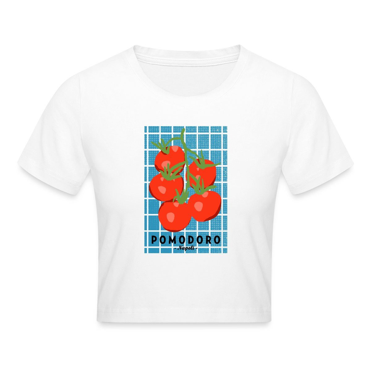 T-Shirt Summer Dolce Vita Italien Pomodoro Inspiration Crop Top