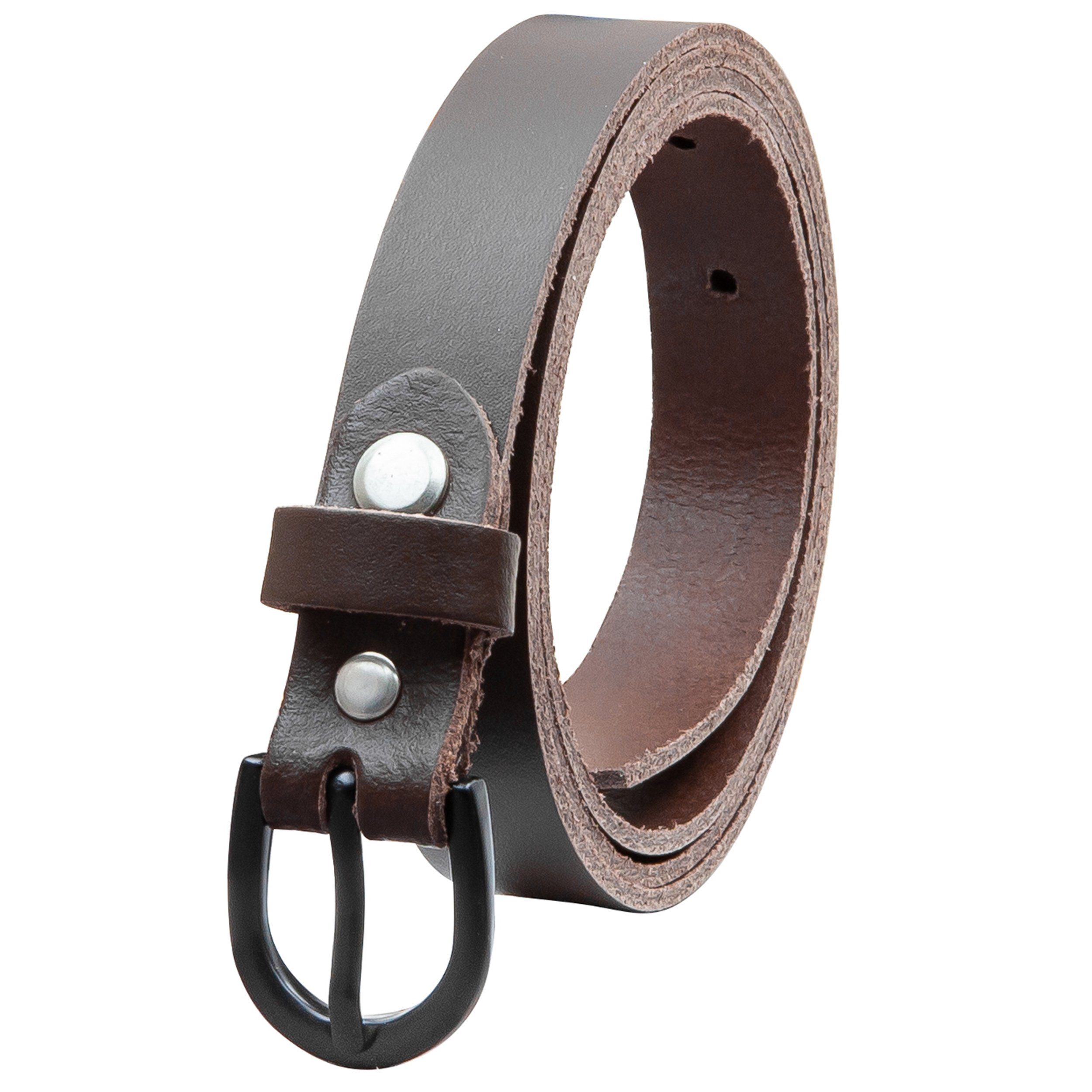 Ledergürtel OM19-SL-Dunkelbraun