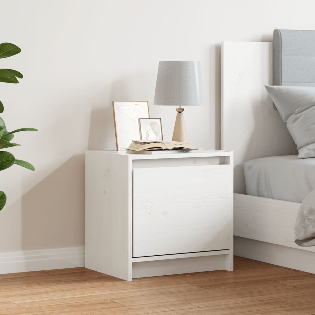 vidaXL Nachttisch Nachtschrank Weiß 40x30,5x40 cm günstig online kaufen