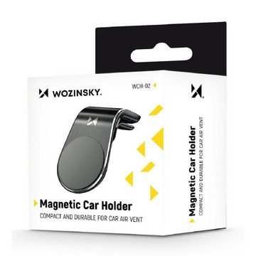 Wozinsky Wozinsky magnetische Handyhalterung am Lüftungsgitter schwarz (WCH-02) Handy-Halterung, (1-tlg)