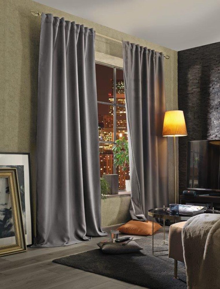 HOME WOHNIDEEN Vorhang SILENCIO (1 St), Multifunktionsband, abdunkelnd, Akkustikschal, Energiesparend