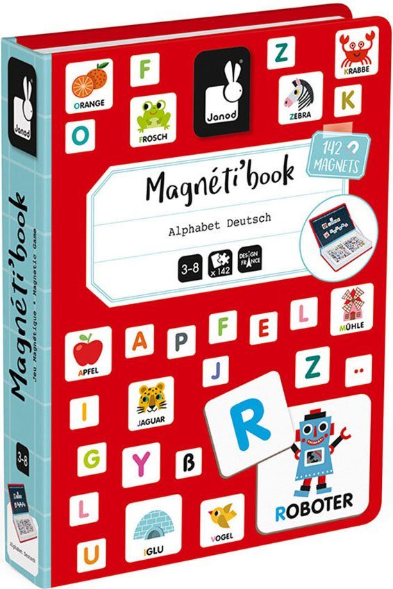 Magnetbuch Janod Alphabet Lernspielzeug -