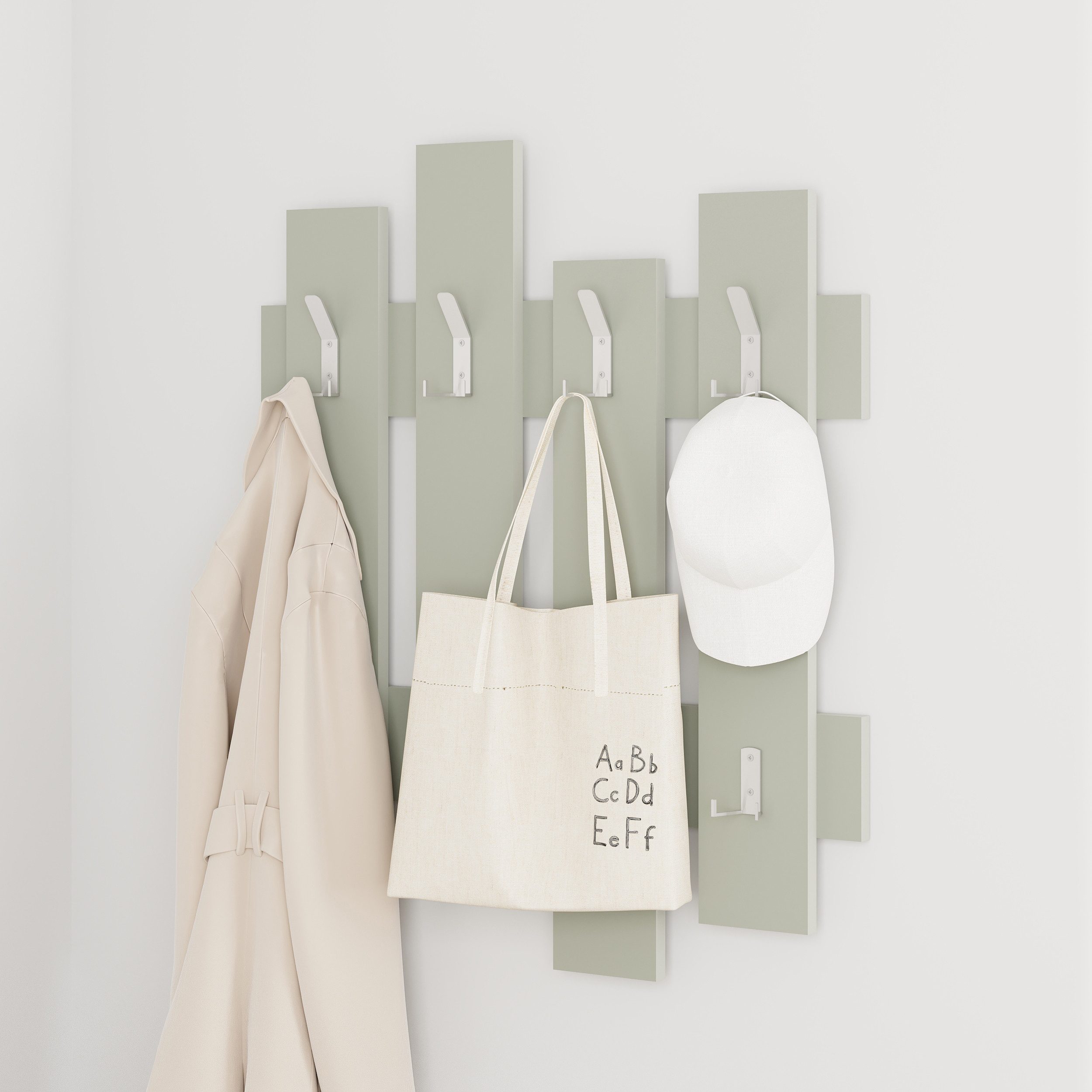 Decortie Wandgarderobe Wave, Aufhänger/ Hänger, 69 x 4 x 81 cm