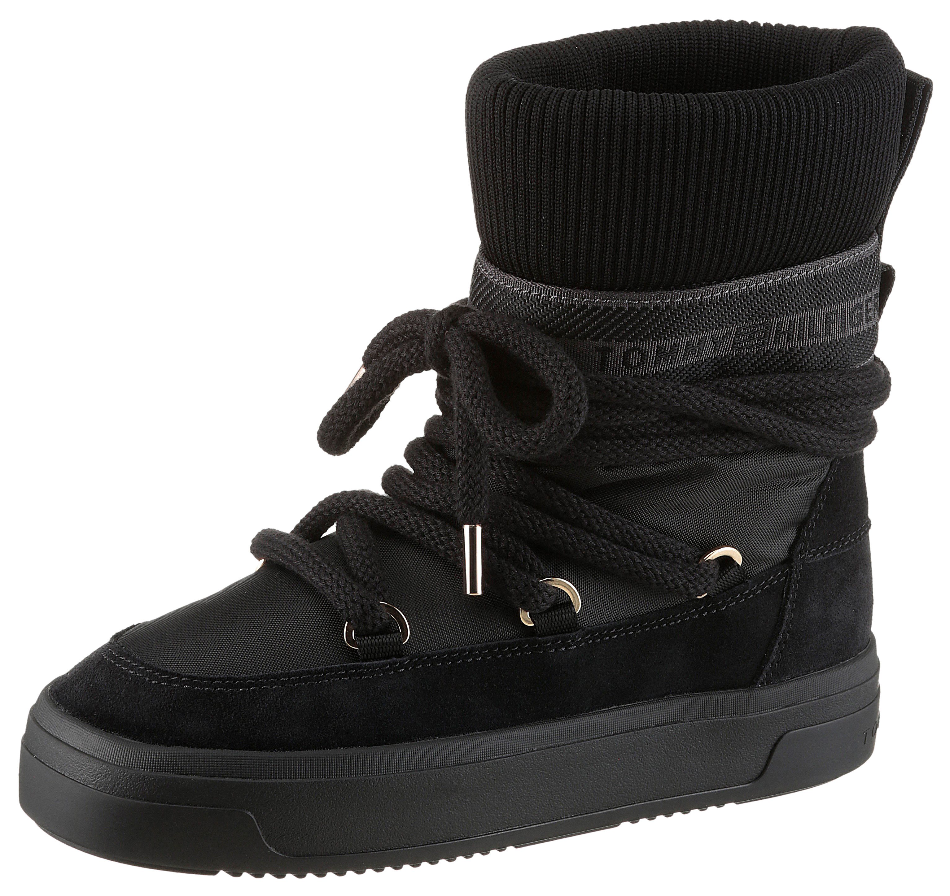 Tommy Hilfiger TOMMYTECH LOGOTAPE SNOWBOOT WARM Schnürboots, Plateau, Schnü günstig online kaufen