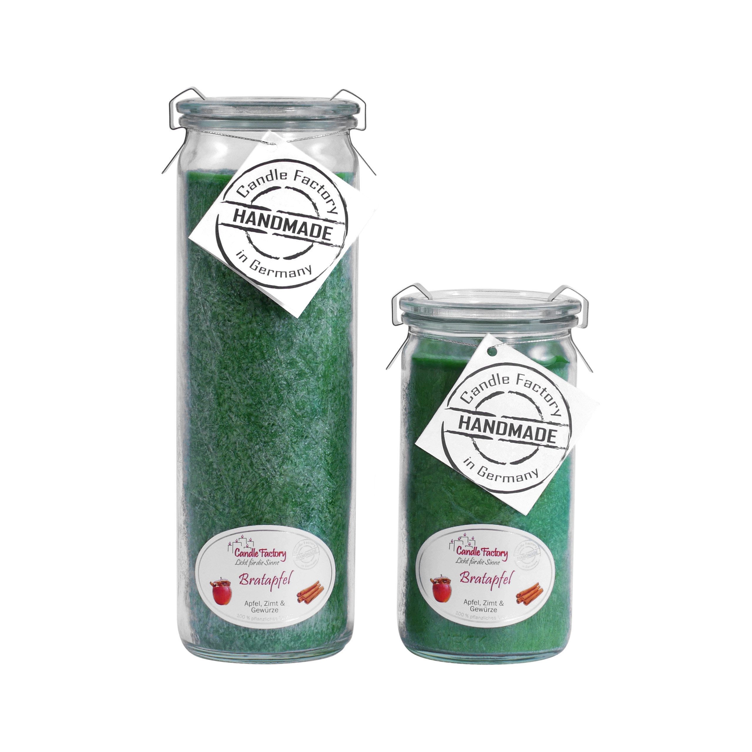 Candle Factory Duftkerze Candle Factory Kerzen-Set Bratapfel Big + Mini Jumbo Duftkerze