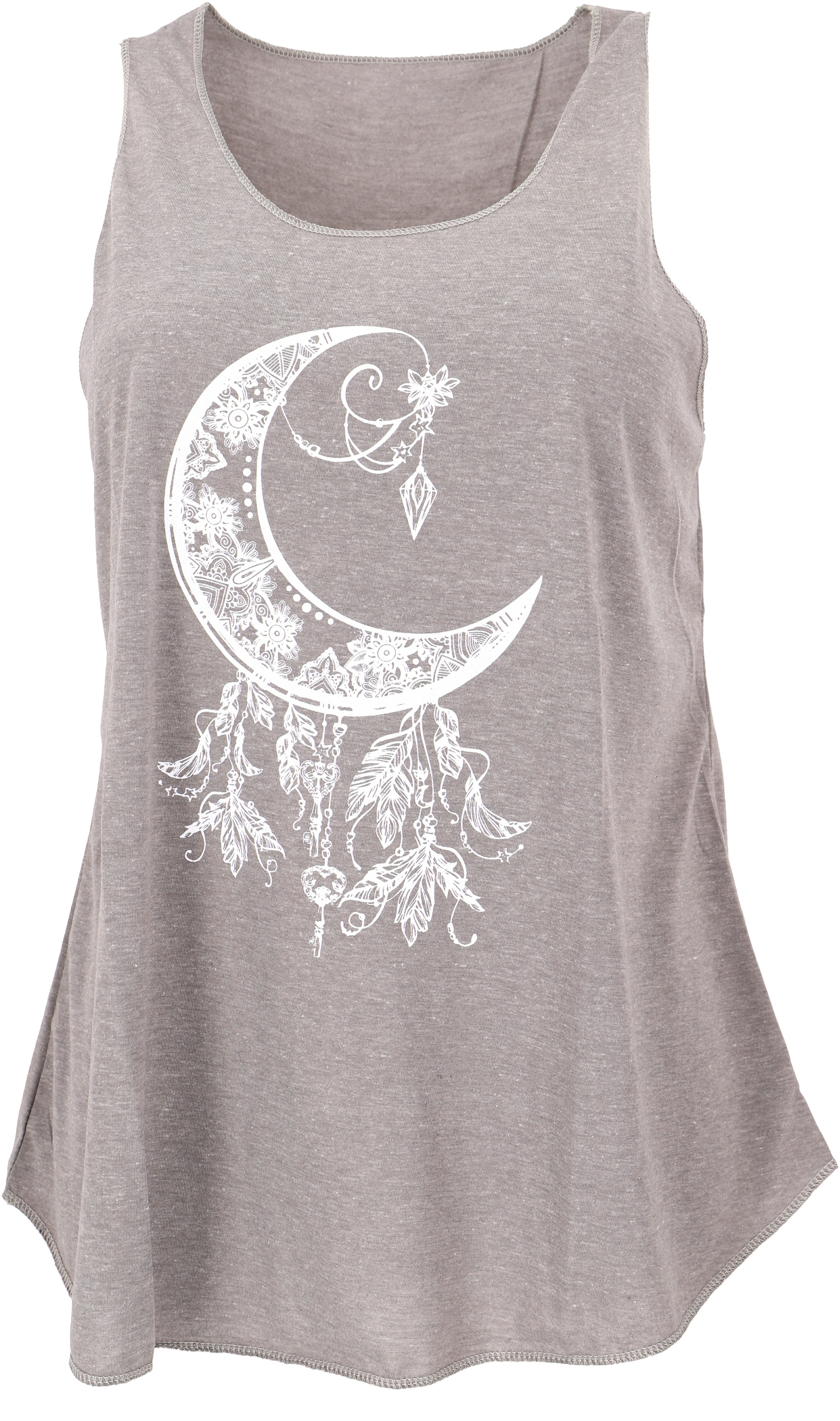 Guru-Shop T-Shirt Tanktop mit Ethnodruck, Mond günstig online kaufen
