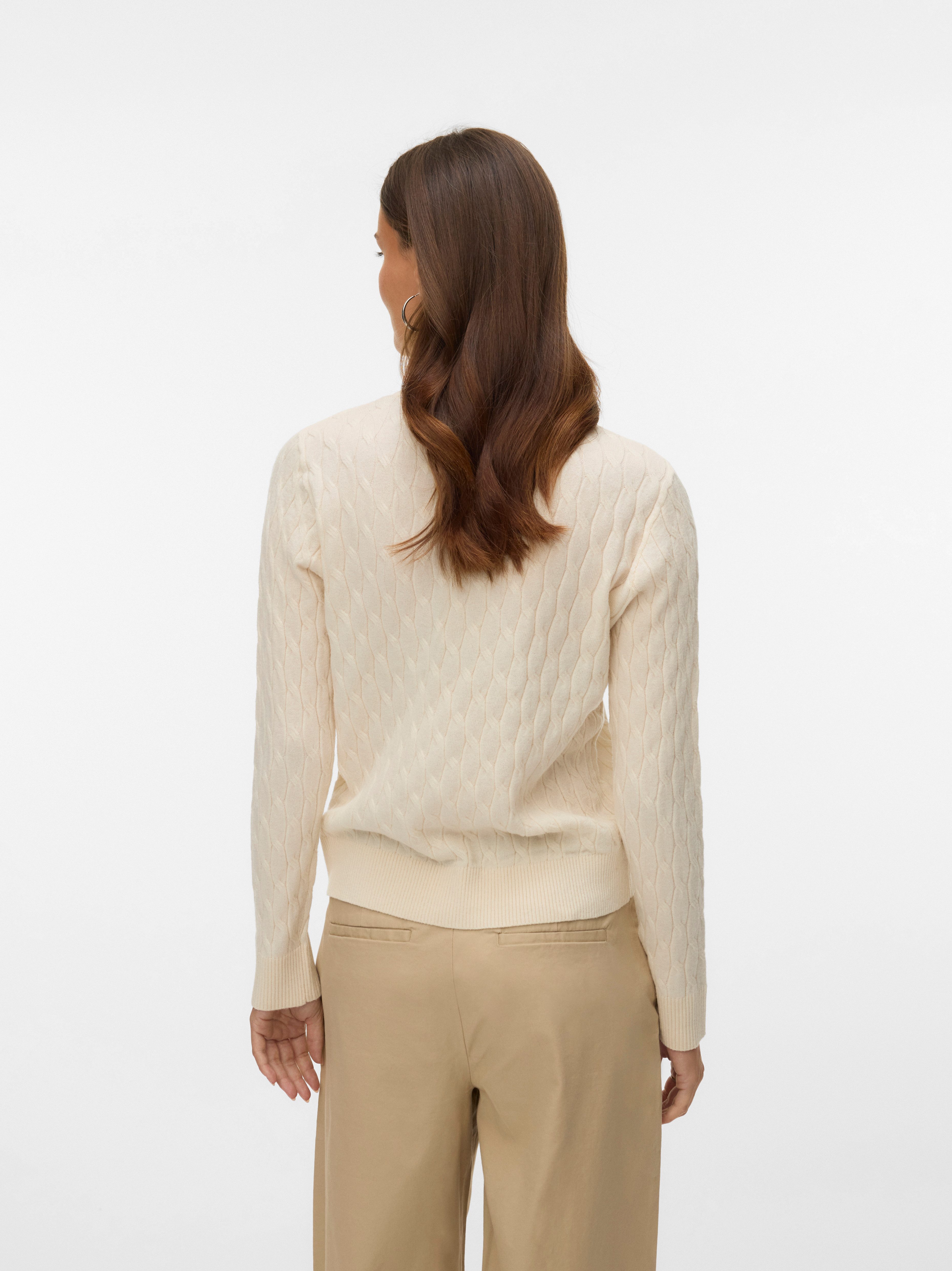 Vero Moda Strickjacke VMFANTASTIC LS O-NECK CABLE CARDIGAN