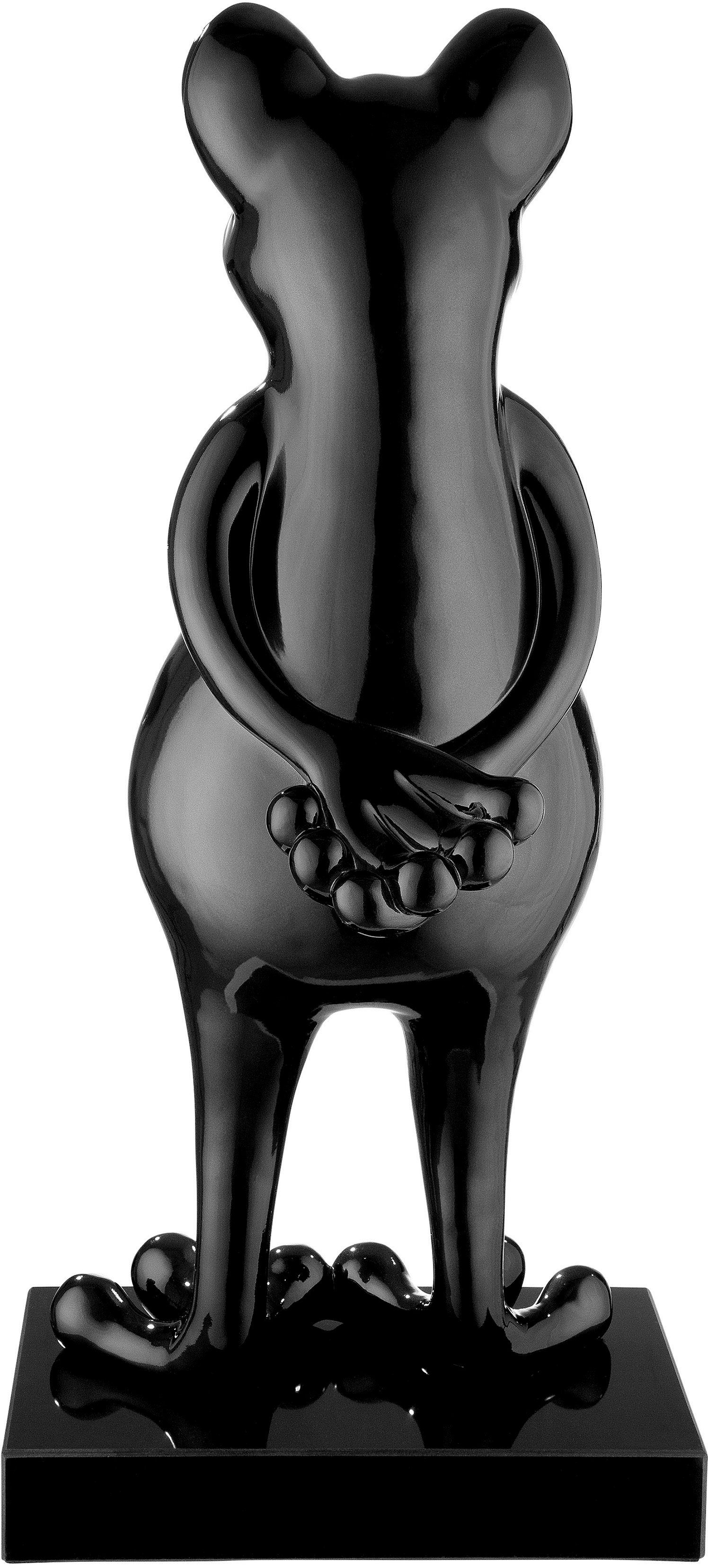 Gilde (1 Frosch Casablanca Tierfigur by Skulptur St) schwarz