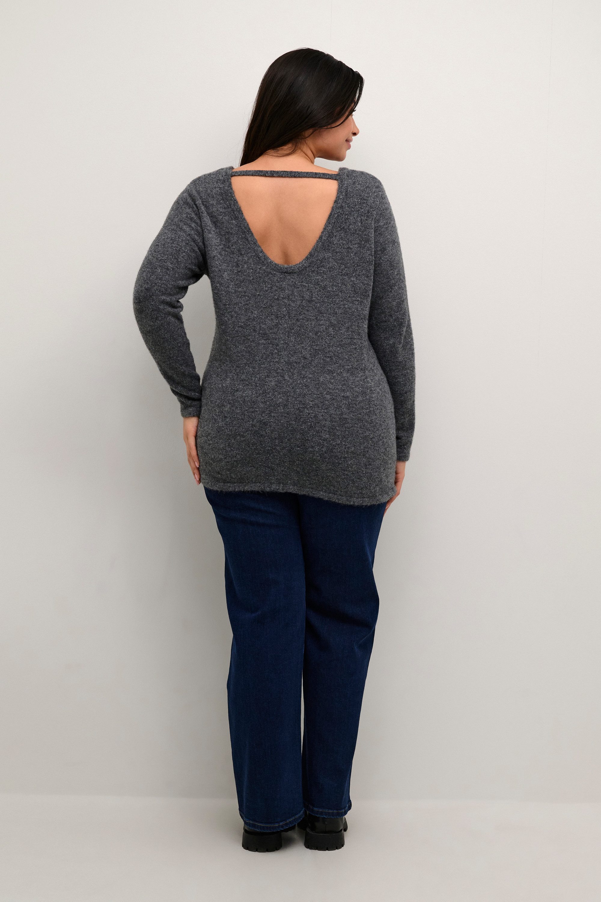 KAFFE Curve Strickpullover Strickpullover KCrae Große Größen