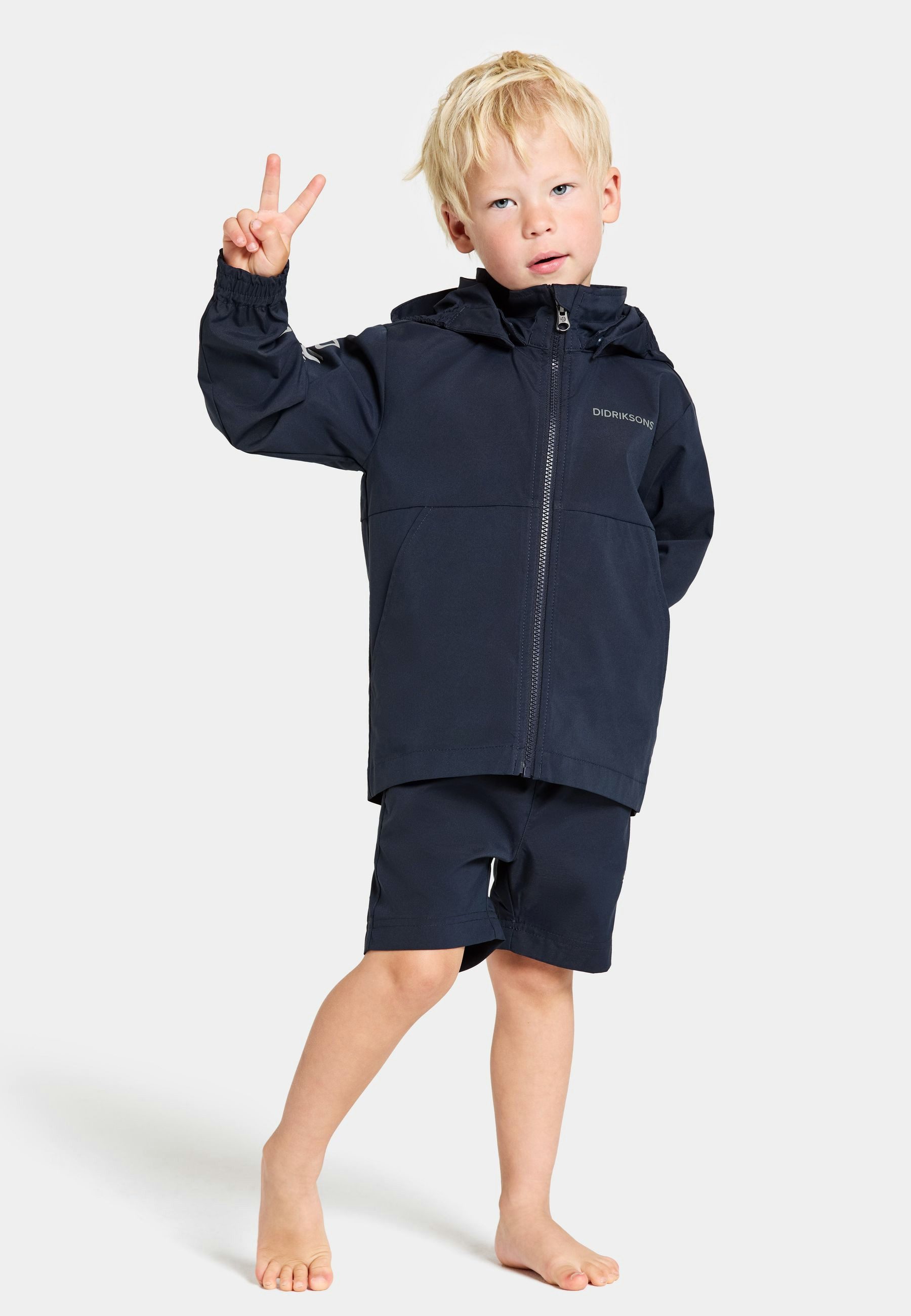 Didriksons Softshelljacke Übergangsjacke Für Kinder wasserabweisend & winddicht HALLON mit Kapuze mit Taschen