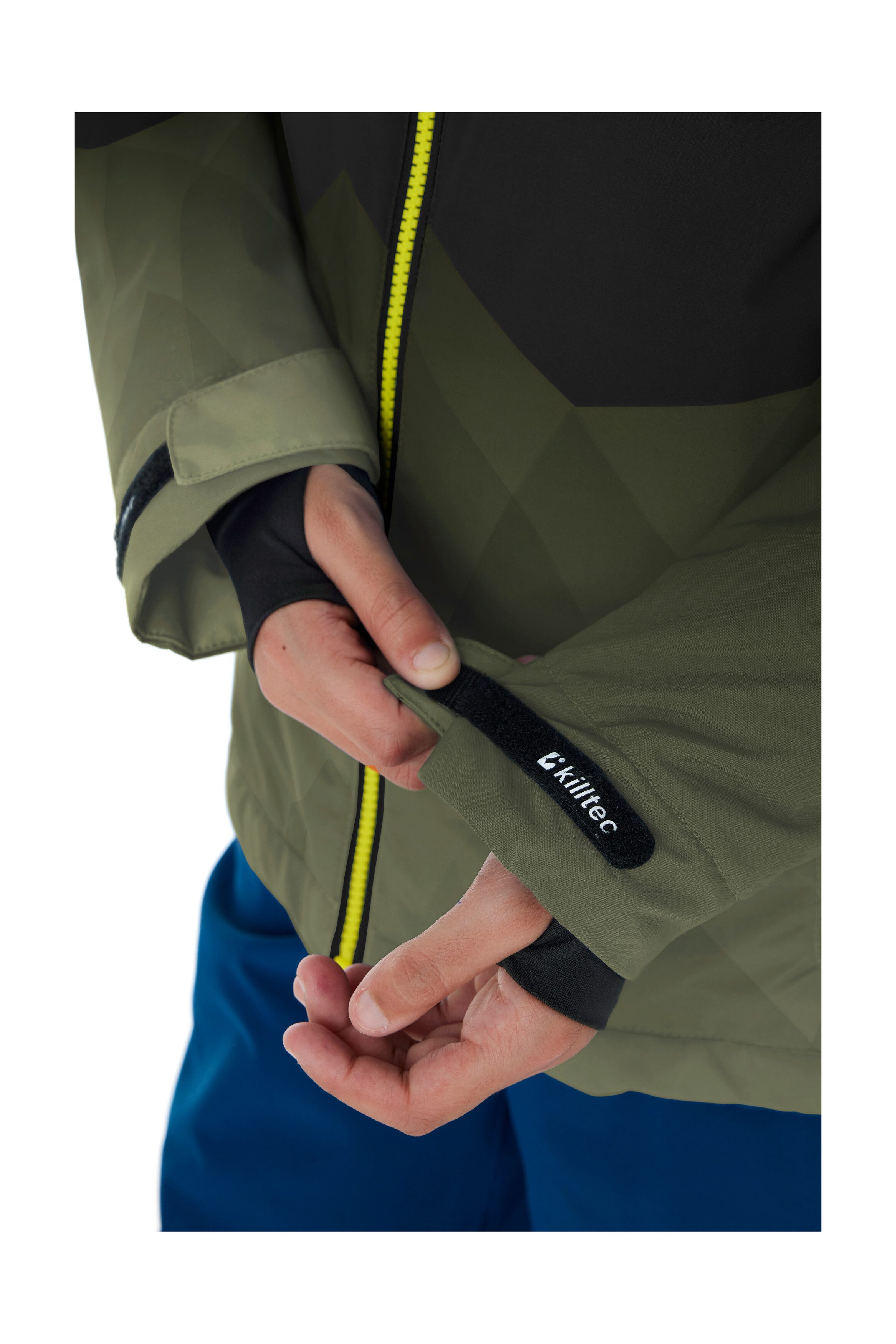 Killtec Skijacke KSW 383 BYS SKI JCKT Wasser- und winddichte Skijacke mit verstellbarer Kapuze – Bild 5 von 5