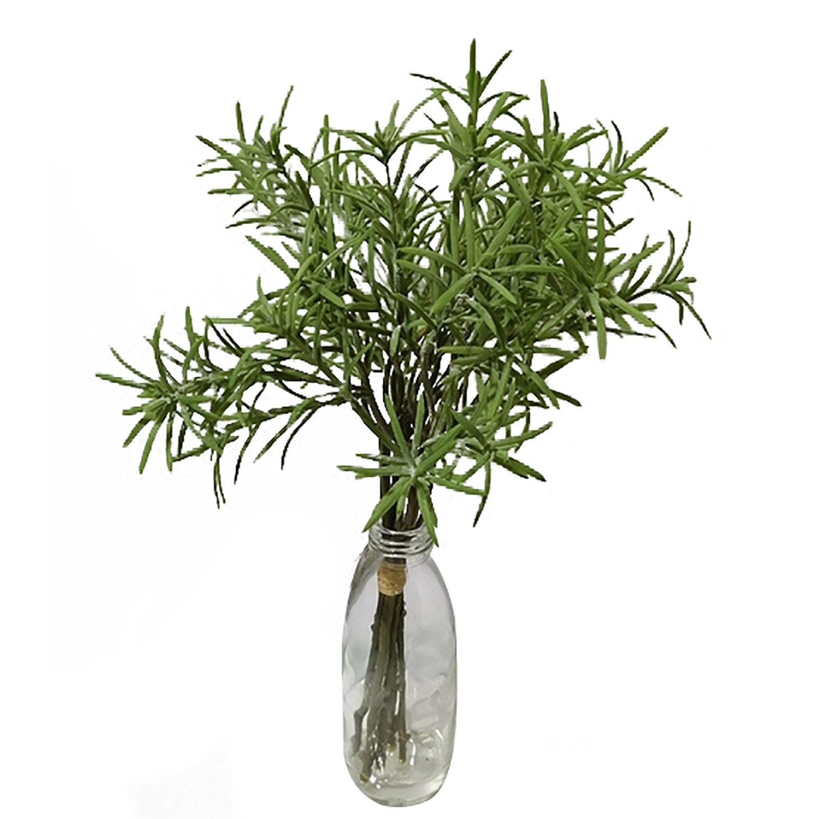 Kunstblume Rosmarin in Vase Kunstpflanze Flora, HTI-Living, Höhe 35 cm, Kunstblume Dekoration