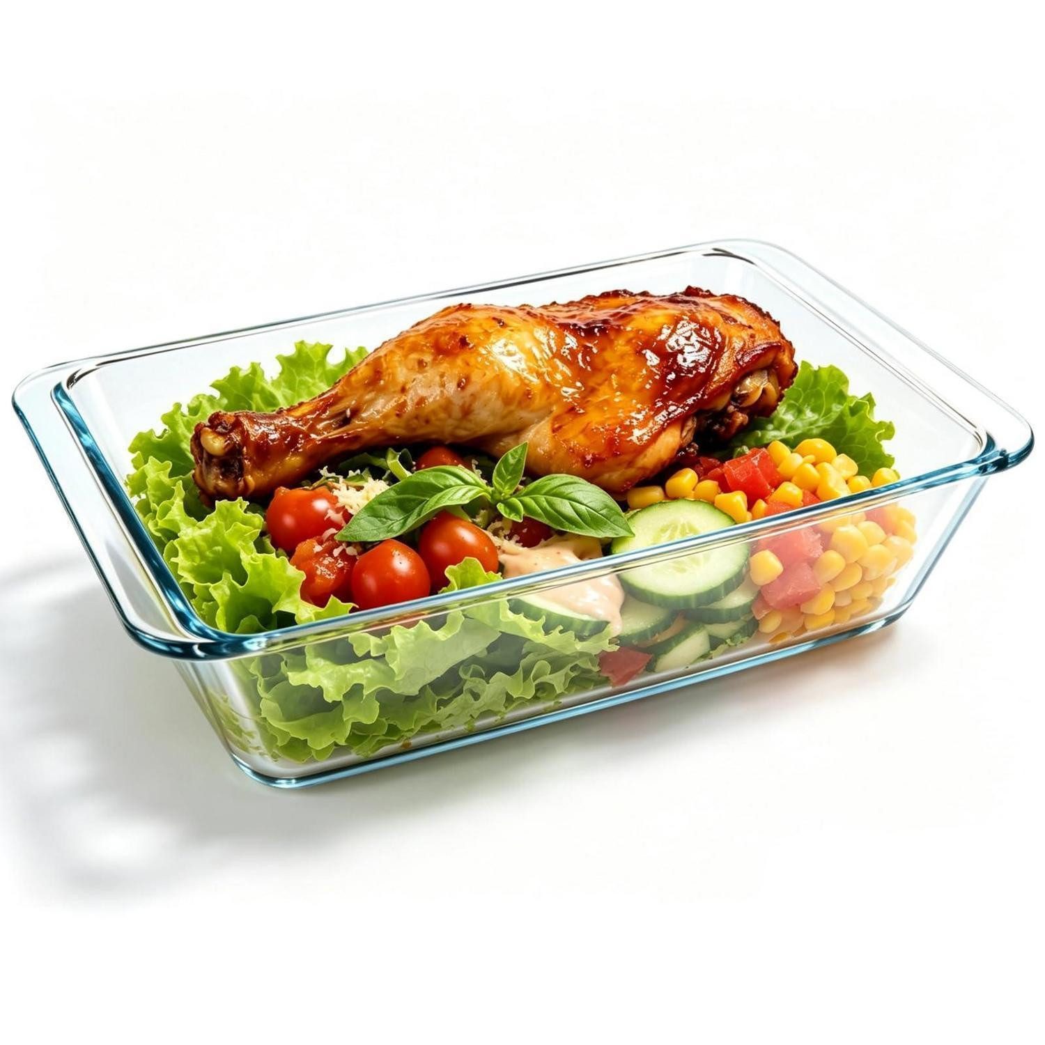 uandu home Auflaufform uandu Auflaufform Glas mit Deckel Set ...