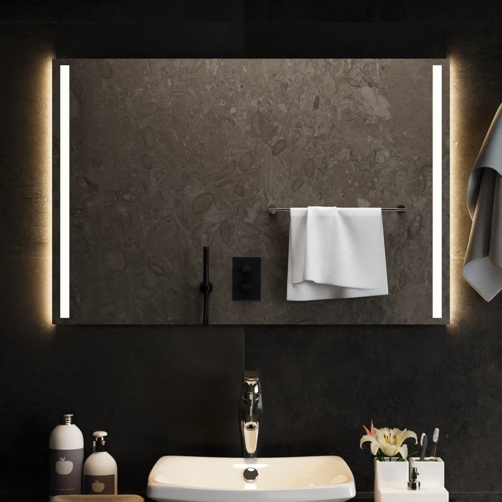 furnicato Wandspiegel LED-Badspiegel 90x60 cm