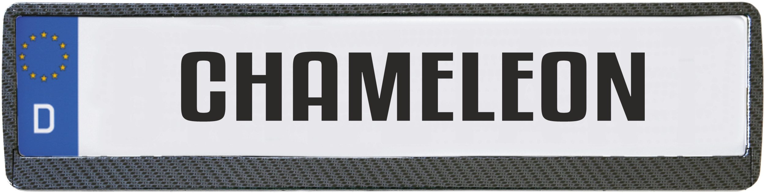 Hermann Schütz Kennzeichenhalter Kennzeichenrahmen Standard, "Chameleon" 1 Stück