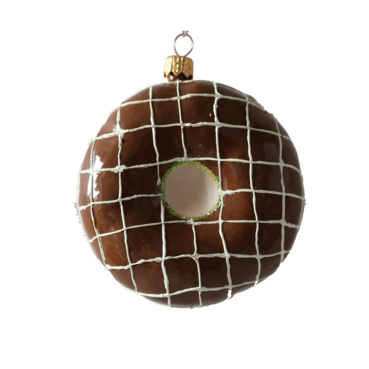 440s Christbaumschmuck 440s Glashänger Caramel Donut (1-tlg)