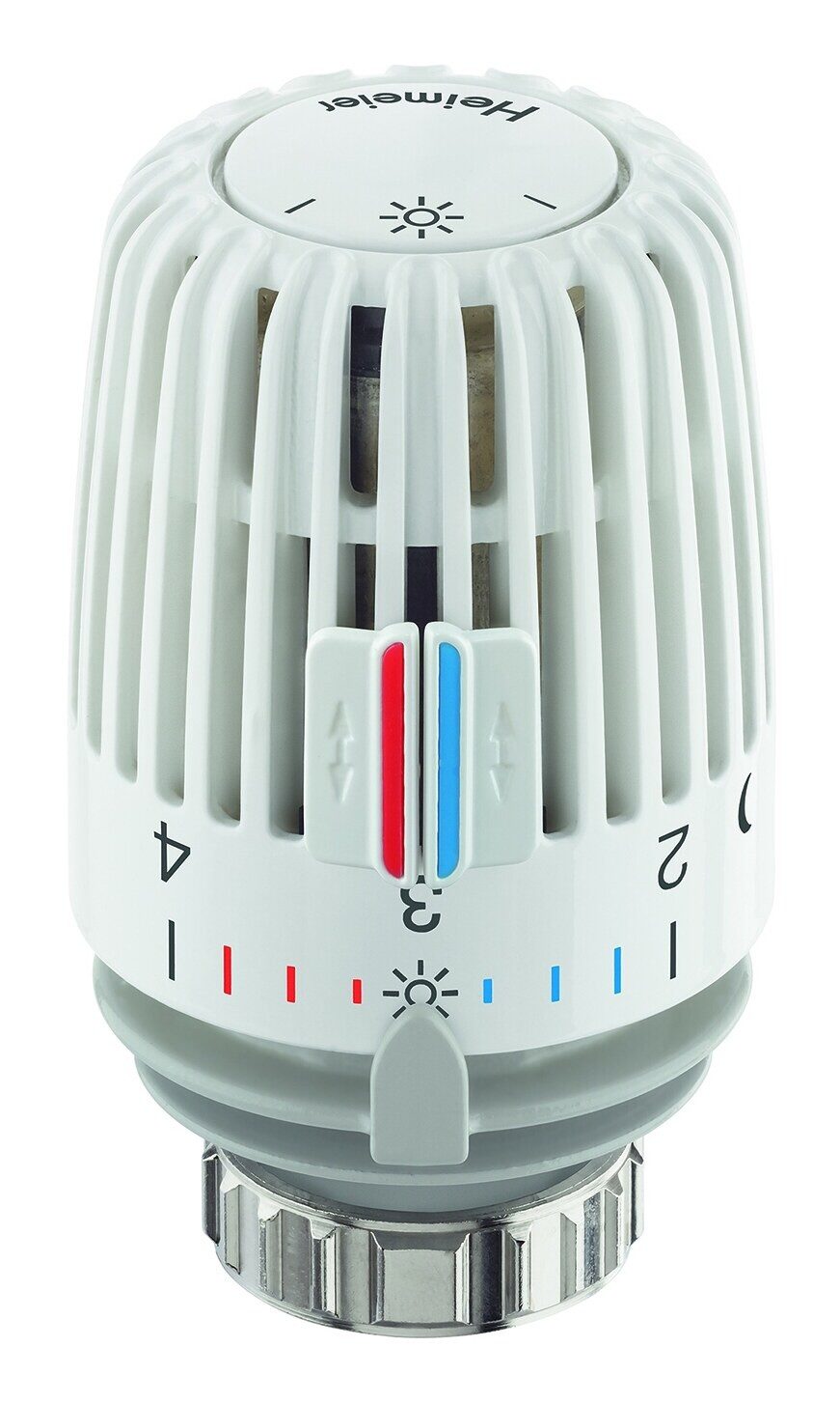 IMI Heimeier Heizkörperthermostat K, Thermostat-Kopf Clips/Merkzahl 1-5, weiß, Standard