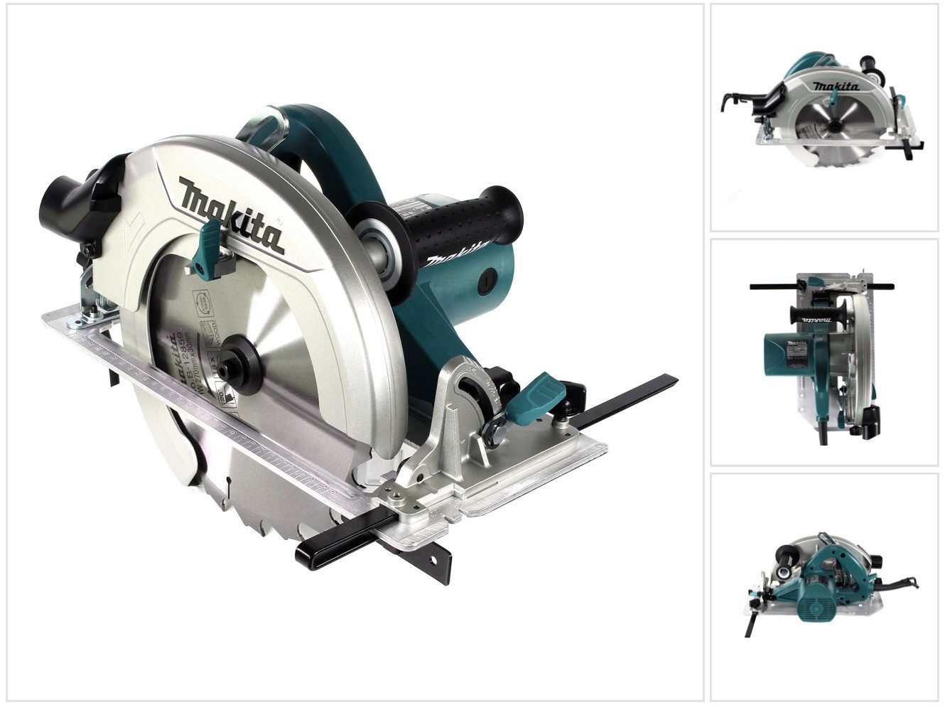 Makita Kompakt-Handkreissäge HS 0600 Handkreissäge 2000W 97 mm mit Sägeblatt + Parallelanschlag, A