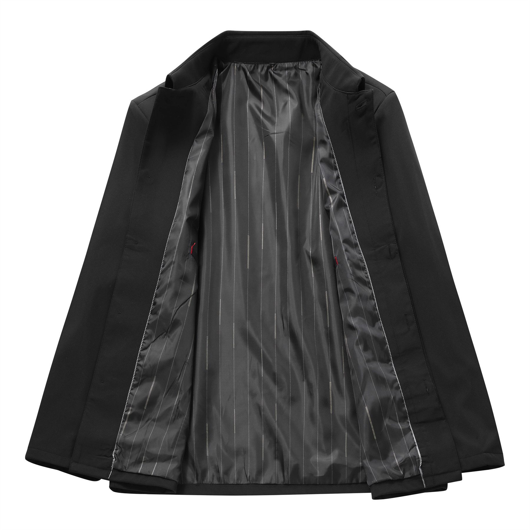 Allthemen Bomberjacke mit Knöpfen Blouson Herren casual Harrington Jacke für Herbst