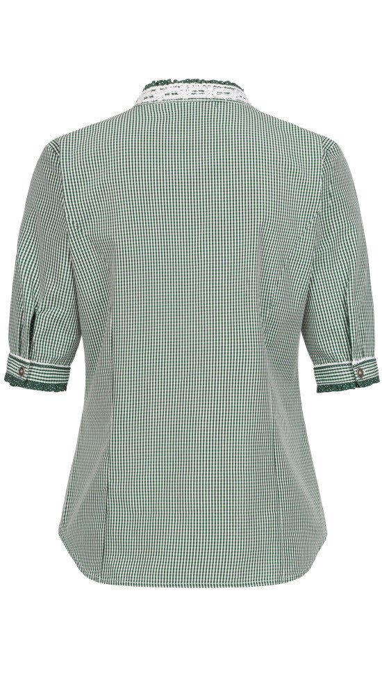 Nübler Dirndlbluse Trachtenbluse kurzarm Sandy in Grün von Nübler günstig online kaufen