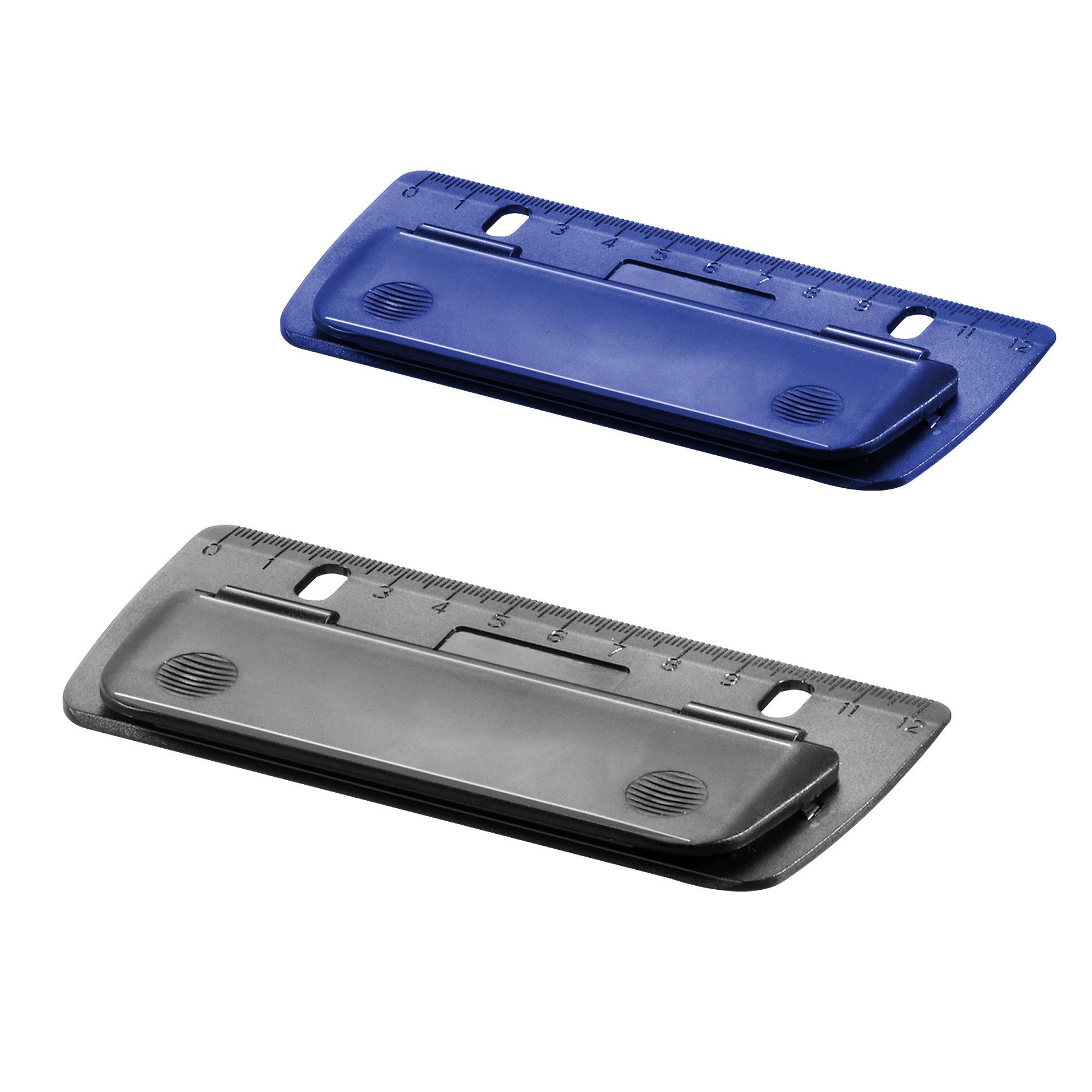 Herlitz Aktenordner 2x Herlitz Taschenlocher / Mini Locher / abheftbar / Farbe: je 1x blau