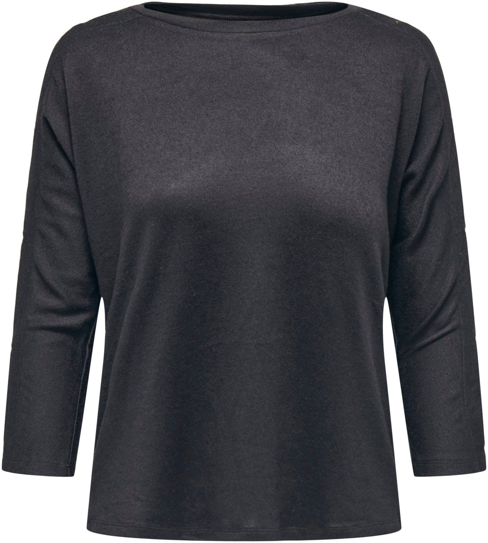 TOP ONLY ONLZELDA PEARL 3/4 3/4-Arm-Shirt Black JRS