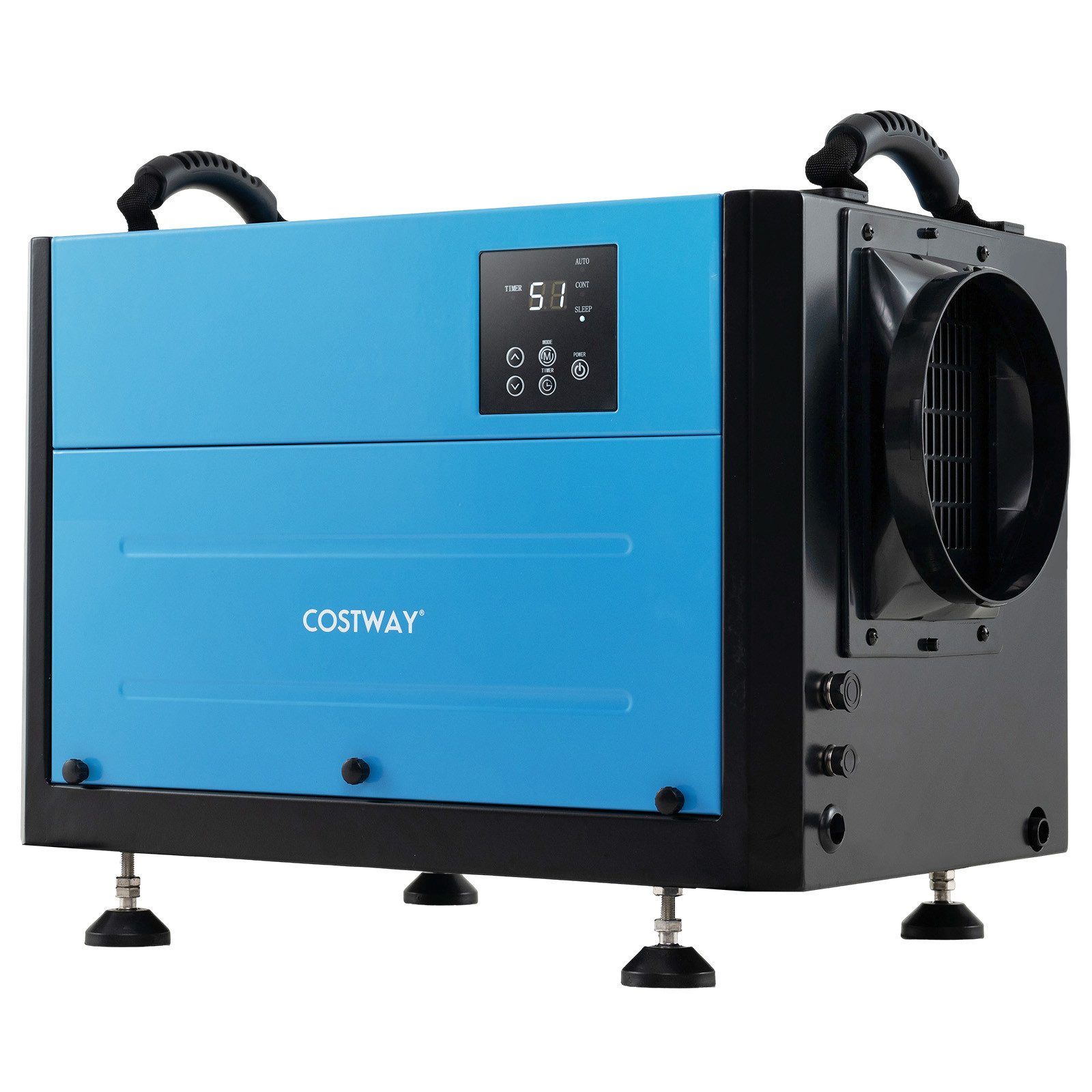 COSTWAY Luftentfeuchter, für 240 m³ Räume, Entfeuchtung 58,5 l/Tag, Keller