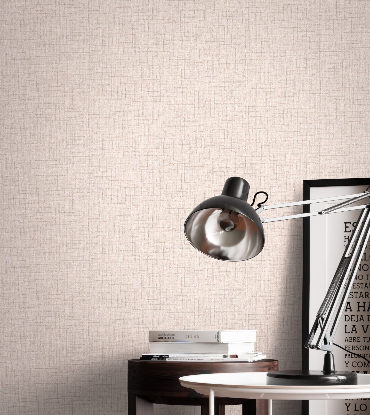Newroom Vliestapete, Beige Tapete Uni Struktur günstig online kaufen