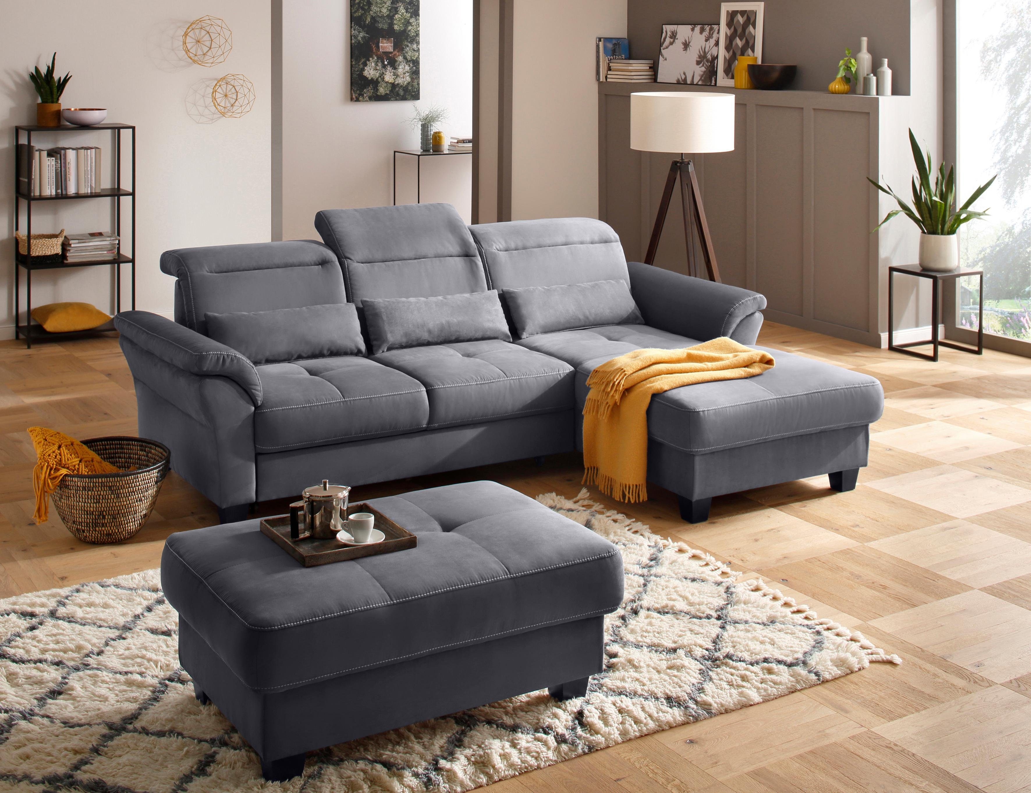 Home affaire Ecksofa Solvei L-Form, mit günstig online kaufen