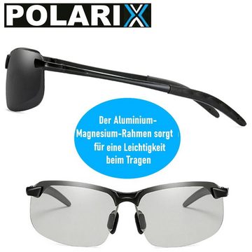 MAVURA Sonnenbrille »POLARIX Polarisierte Sonnenbrille Fahren Brillen Angeln UV400« Schwarz Herren Polarisiert photochrome