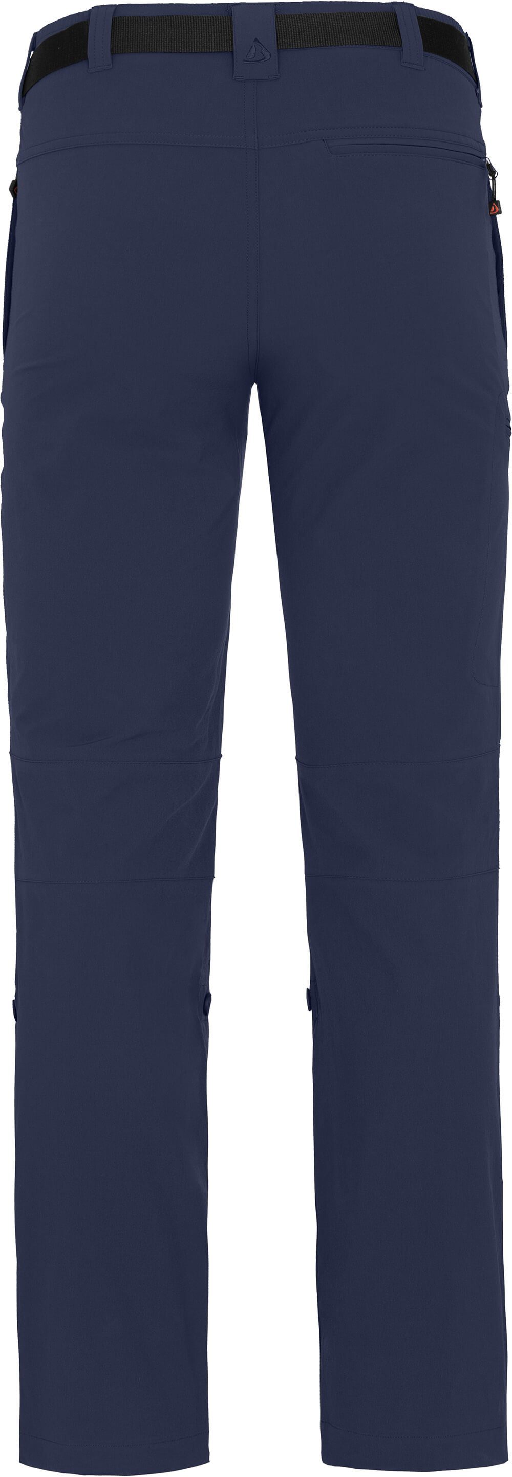 Bergson Outdoorhose REDWOOD Herren pflegeleicht, peacoat blau Kurzgrößen, vielseitig, Wanderhose