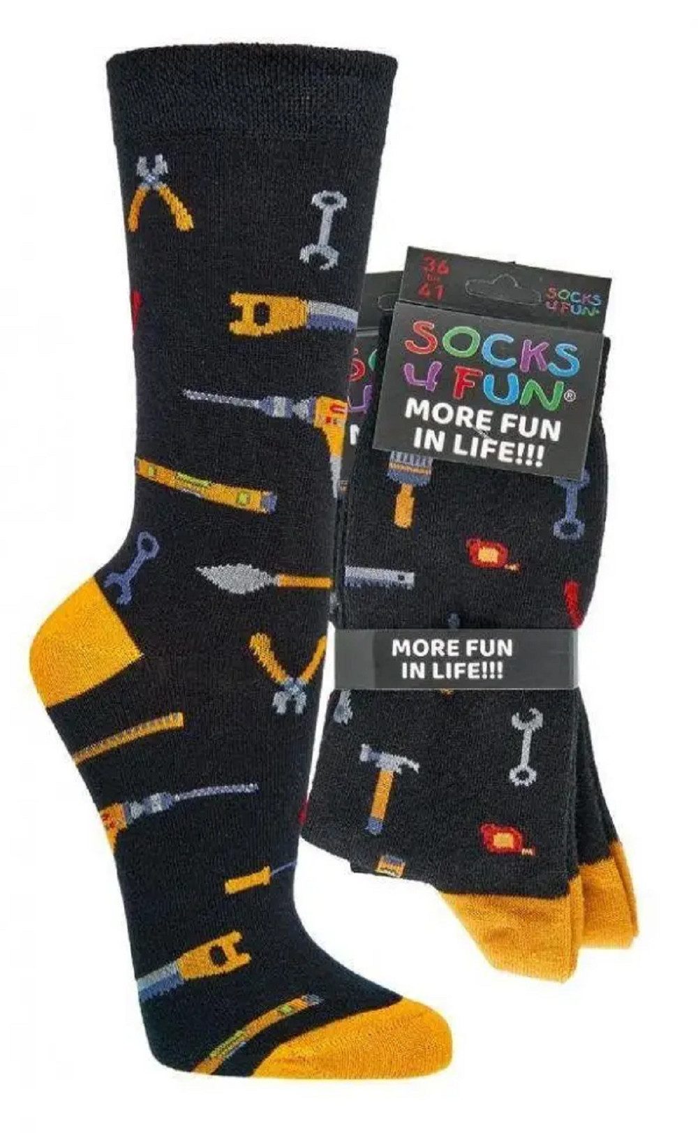 Socks 4 Fun Freizeitsocken fleissige Handwerker Socks 4 Fun (2-er Bündel, 1 günstig online kaufen