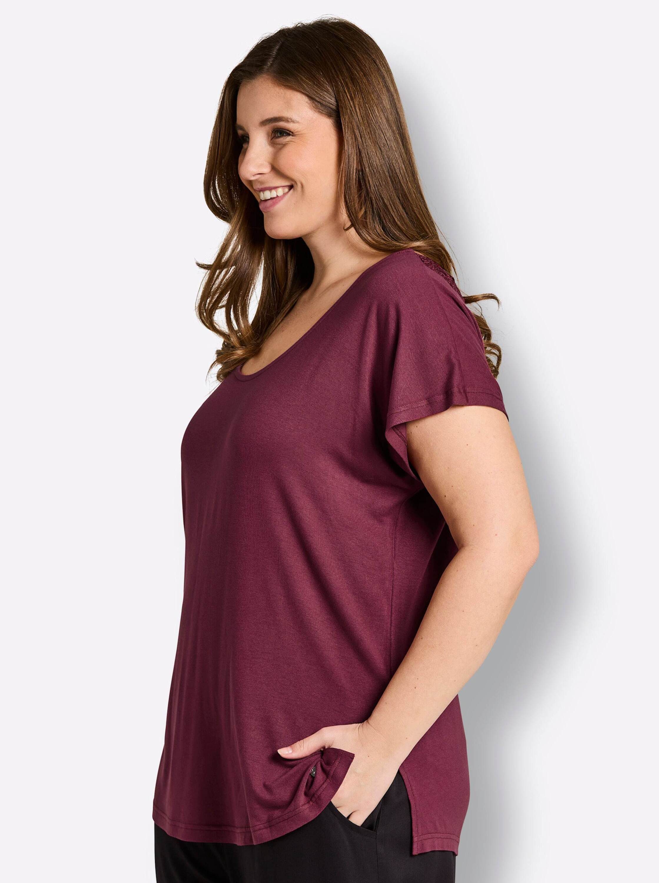 Sheego Strandkleid Shirt Kurzarm