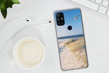 MuchoWow Handyhülle Düne - Möwe - Strand - Meer - Sonne, Phone Case, Handyhülle OnePlus Nord N10 5G, Silikon, Schutzhülle