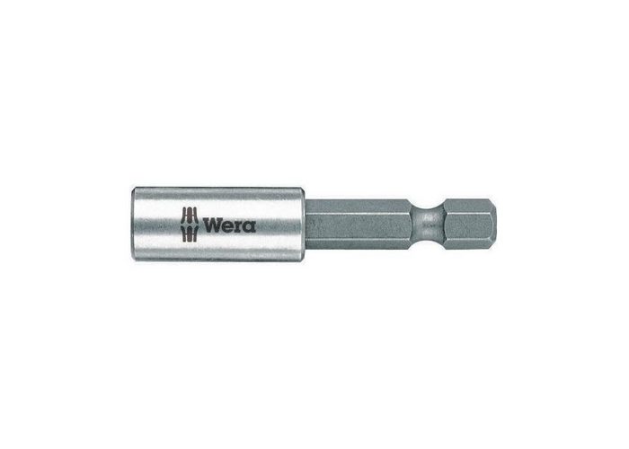 Wera Bit-Schraubendreher Bithalter 893/4/1 K Außen/Innensechskant1/4Zoll L.50mm magnetisch m.Edelstahlhülse Länge 50 mm