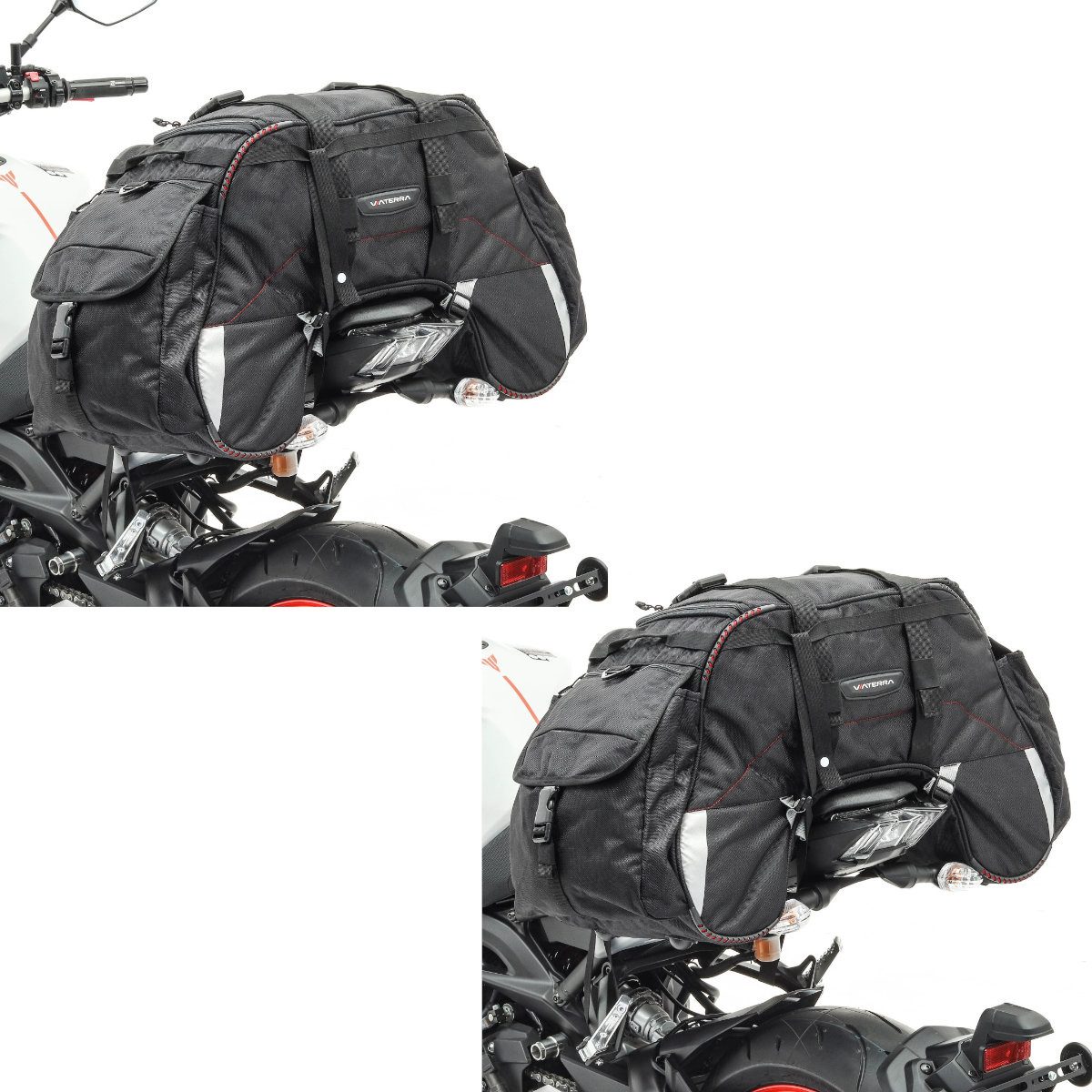 Bagtecs Reisetasche 2x Motorrad Hecktasche # CL62 passend für Beifahrersitz 62 Liter Volum